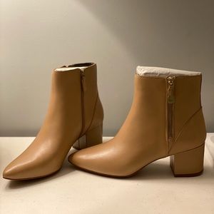Size 9 Tan Cole Haan booties